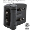 D&D Technologies TCAMA2 Multi-Adjust Regular Duty Gate Hinges, For Self