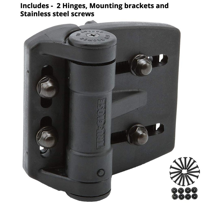 D&D Technologies TCAMA2 Multi-Adjust Regular Duty Gate Hinges, For Self