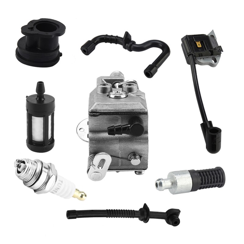 Carburetor Ignition Coil Carb Set for Stihl Walbro 017 018