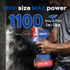 NANWEI Hammer Drill,1100 in-lbs, 26000BPM, 2x4.0Ah Batteries, Brushless