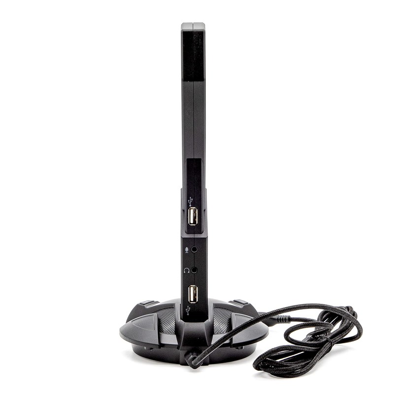 Yeyian Soporte Gamer Over power para audifonos, 2 puertos USB,