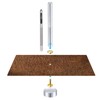 sourcing map 100 Sets Leather Rivets, 9mm Double Cap Rivets