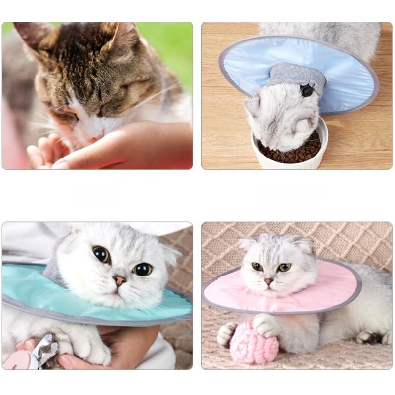 1Pc Dog Neck Cone Collar, Cat Recovery Collar Adjustable Cat