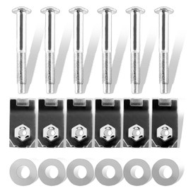 Truck Bed Mounting Bolt Nut Hardware Kit Compatible with Ford F150 1997-2014, Ford F250 1997-1999 , Lincoln Mark LT Pickup 2006-2008, Replaces 924-313 W708605S436 W709424S901