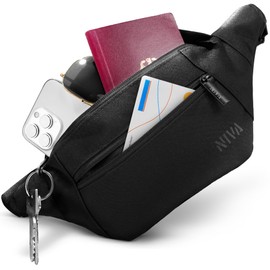 NIVA Bum Bag, all black, Modern
