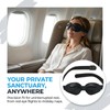 Silicone Dry Eye Sleep Mask, Hydrating Moisture Chamber Glasses for