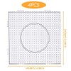 Iron Bead Plates, Set of 4, 0.1 inch (2.6 mm),
