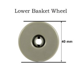 Dishwasher Bottom Basket Wheels, 50286965-004 Lower Dishwasher Basket Wheel Kit for Dishlex DX103SK DX203WK Global DX301 DX301SK 911516028 Roller (pkt 8)
