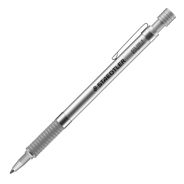 Staedtler 25F-9 Silver Series Ballpoint Pen, Oil-based, 0.03 inches (0.8 mm), 1 Piece
