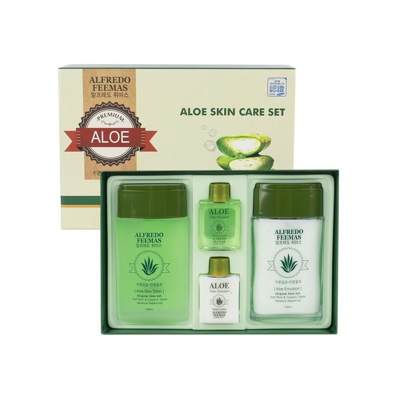 알프레도 휘마스 알로에 스킨케어 2종세트 150+150ml Alfredo Himass Aloe Skincare