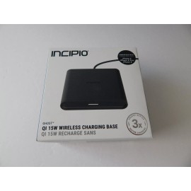 Incipio Universal QI 15W Wireless Charging Base Black New