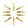 LADE 10Pcs Bamboo Reeds Strength 2.5 for Alto bB Sax