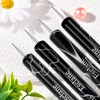 4PCS French Manicure Brush, Two Way Nail Art Brush with