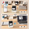 Ponek Label Maker Machine with 3 Tapes, M100 Bluetooth Label