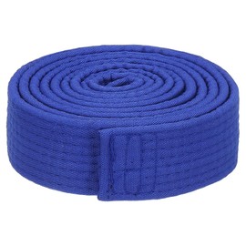 PATIKIL Taekwondo Colored Ranking Belt 1.5" x7.2Ft 2.2m, Polyester Martial Arts Judo Karate Belt for Coach Teaching Practice, Blue