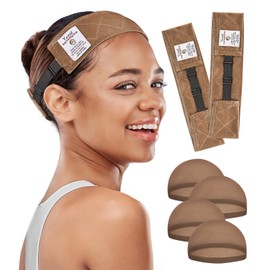 Yuest Wig Grip Wig Bands for Keeping Wigs in Place Velvet Wig Grips Headband No Slip Wig Gripper 2 Pcs