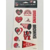 Facecal  CLEVELAND BROWNS 15 TEMPORARY TATTOOS FACE CALS PEEL AND STICK