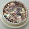 Neulsom Nail Art Material Sequins Nail Glitter Pink Eye Nail Art Nail Art Material