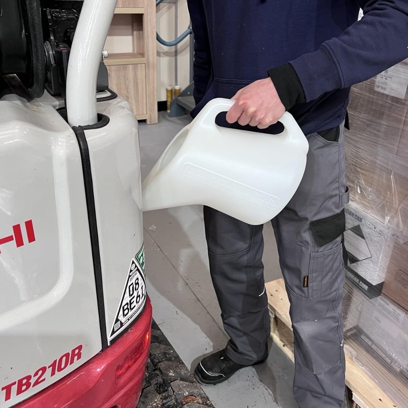 5 Litre Tapered Measuring Jug Easy Pouring Jug with Measurements