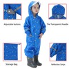 Traje de lluvia para niños y niñas, de una pieza