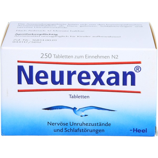 Neurexan Tabletten bei nervösen Unruhezuständen und Schlafstörungen, 250 pcs. Tablets
