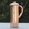 Pure Copper Jug 1 Liter Capacity for Ayurveda Health Benefits