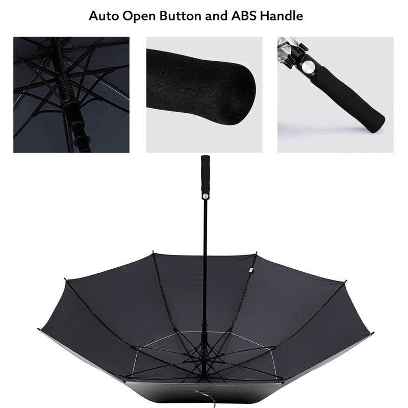 G4Free 68 Inch UV Protection Golf Umbrella Auto Open Vented