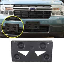 e-power-auto-Trim Front Bumper Tow Hook License Plate Mount Bracket For Ford Maverick 2022-2023