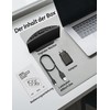 GOLOZA Digital Alarm Clock, Digital Clock with Modern Curved Design,