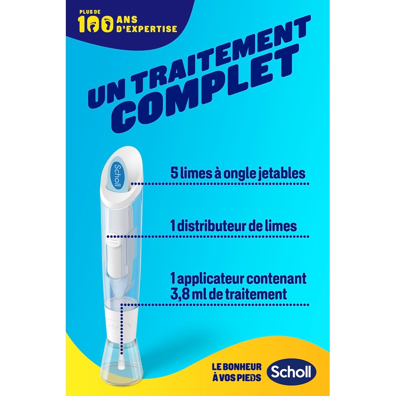 Scholl – 2-in-1-Lösung für beschädigte Nägel, von Mycoses