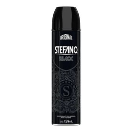 STEFANO BLACK Aerosol Deodorant FOR MEN 159ml each (2 PACK)
