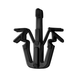 OxGord Grill Clip Retainers Best for Select Toyota Truck & SUVs - 90467-12040 OEM Replacement Nylon Interior Trim Panel Grille Fastener Clips (Pack of 10) - Black