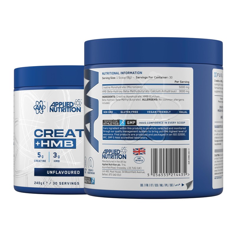 Applied Nutrition - Creatine + HMB - 5g Creatine Monohydrate