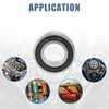 sourcing map 2 Pcs 6003-2RS Deep Groove Ball Bearing 17x35x10mm