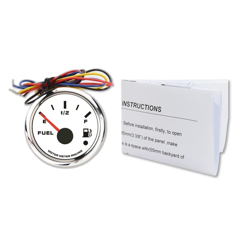 MOTOR METER RACING W Pro Series 52mm 2-1/16" Fuel Level