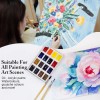 32 Kit De Pinceles Dibujo Para Gouache/pinturas Oleo Wooden Color