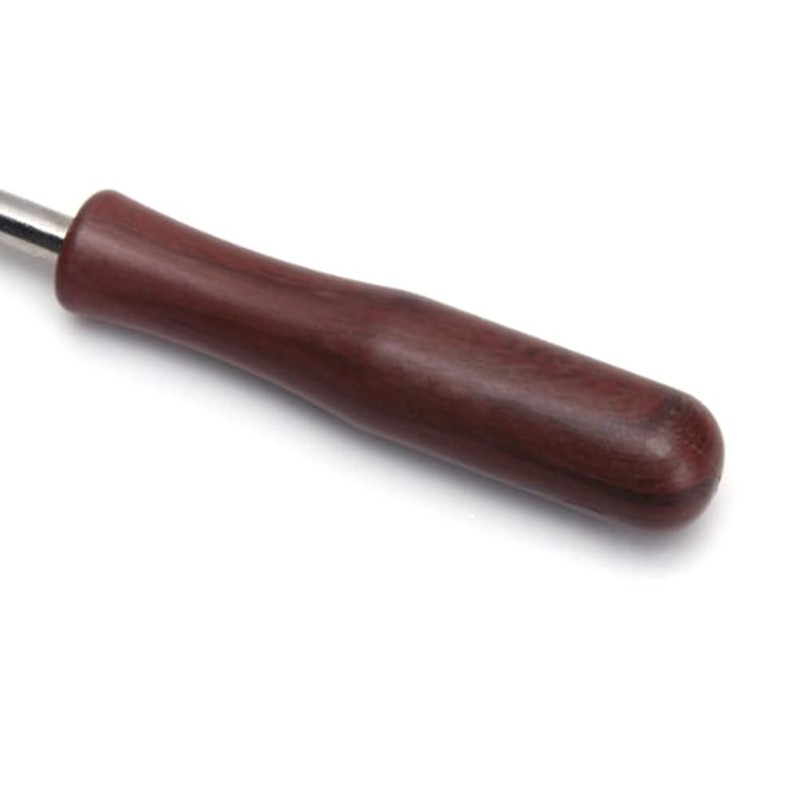 Guzheng Tuning Wrench, Quadrilateral Tuner, Light Brown Plastic, 6.3 Inch,