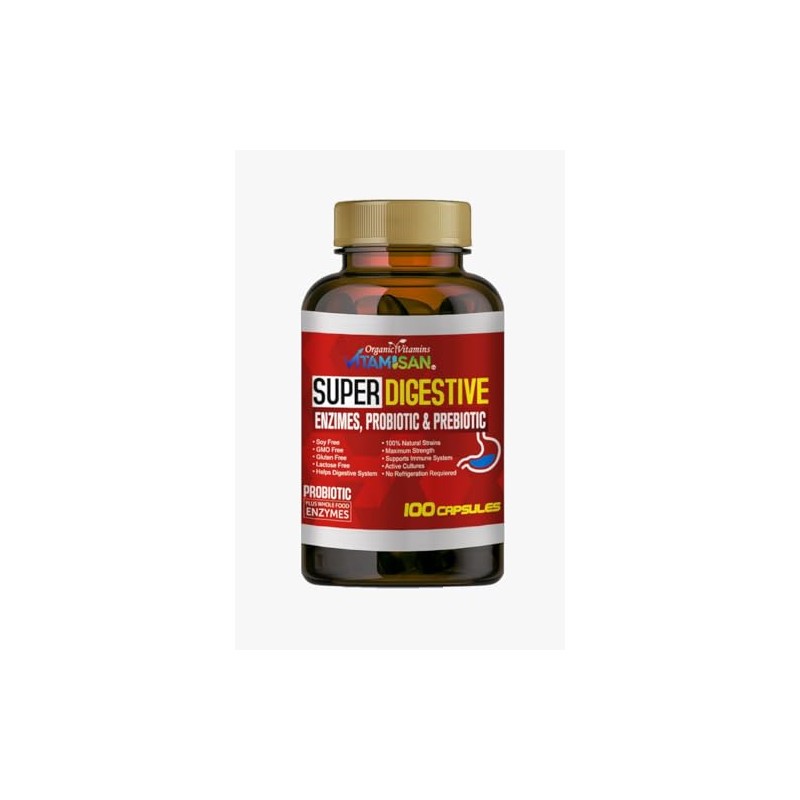 VITAMISAN Sales Biliares Digestive Enzymes Pancreatin Enzimas Digestivas probiotic and