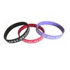 EPILEPSY-SEIZURES Medical Alert! Standard Adult Silicone Bracelets ~ Set of