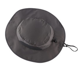 Home Prefer UPF50+ Mens Sun Hat Wide Brim Fishing Hat UV Protection Hat for Gardening Golf Bucket Hat Dark Grey