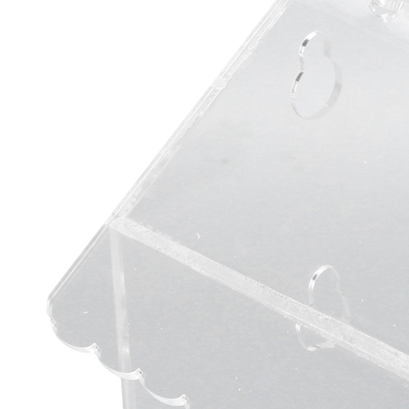 Window Bird Feeder Transparent Large Space Bird Feeder House with