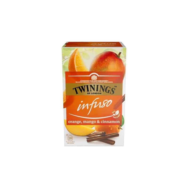 Twinings, Infusion Naranja, Mango y Canela 40g