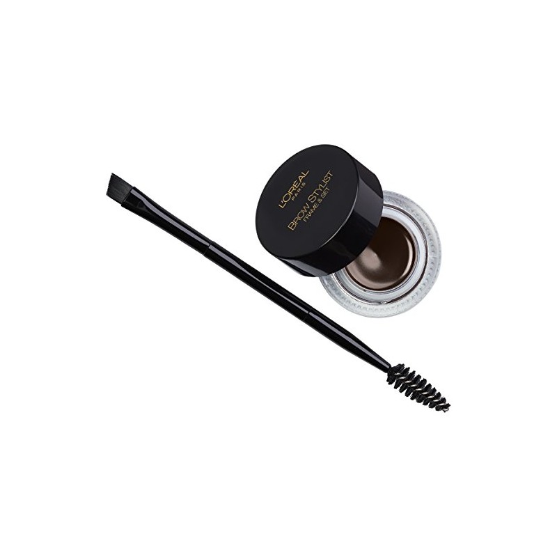 L'Oreal Paris Brow Stylist Frame and Set, Warm Brunette, 0.08