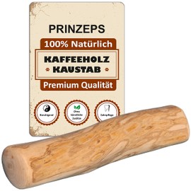 PRINZEPS Coffee Wood for Dogs Chew Stick - Chew Wood Dog Chew Bone Chew Toy - 100% Natural Dog Toy Chew Root for Dogs - Size M: For Medium Dogs up to 8-12 kg (M)