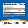 Nutricost L-Lysine 1000mg, 120 Tablets - GF, Non-GMO EXP 03/2027