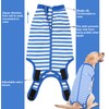 Sychien Dog Recovery Suit Surgery Shirt for Large Female Male,Blue