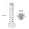 F FIERCE CYCLE 40mm Exhaust Pipe Baffle Stainless Steel Silver