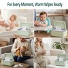 Baby Wipe Warmer, 3-Level Temperature Control, Quiet and Even Heating,