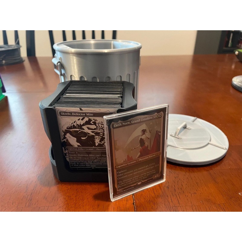 Trashcan / Dumpster Deck Box - MTG EDH Commander -