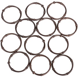 Utopia Alley Rustproof Shower Vivtoria Curtain Rings (Oil Rubbed Bronze)